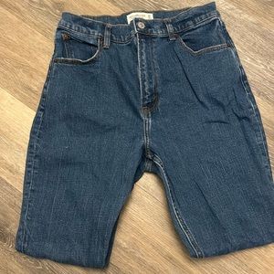 abercrombie 90s slim straight ultra high rise jeans